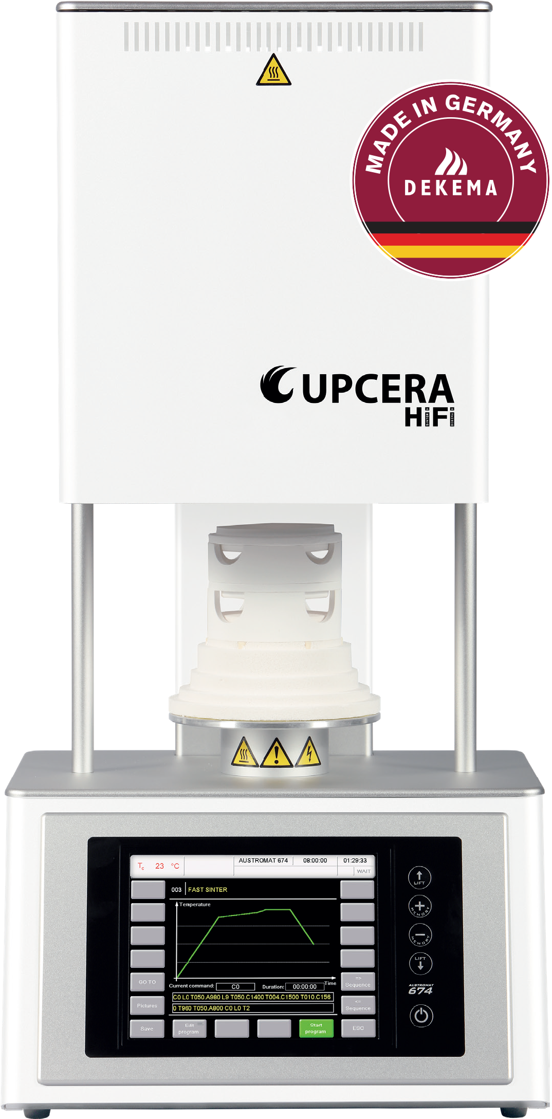 Dekema UPCERA Hifi Sinter zirconia sintering furnace